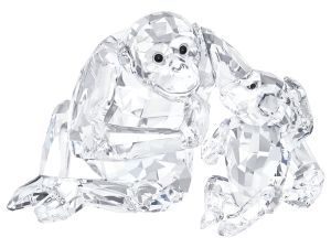 Swarovski Шимпанзе-мама с малышом 5063689