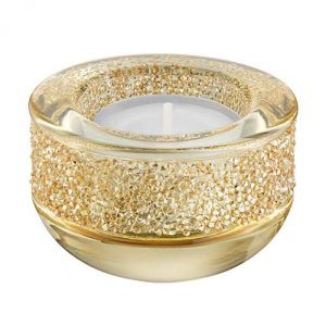 Swarovski Подсвечник для чайной свечи Shimmer, Gold Tone 5108877