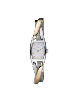 DKNY CROSBY CROSSOVER GOLD TONE WATCH