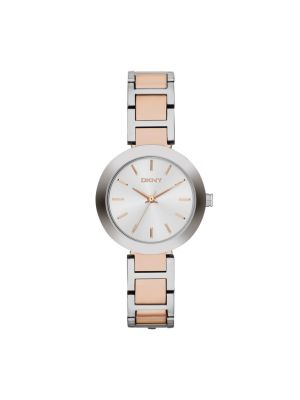 DKNY STANHOPE TWO-TONE LINK BRACELET WATCH