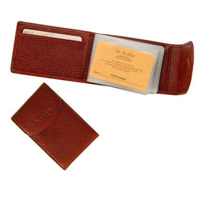 Визитница с клапаном  Dr. Koffer X510172-02-05